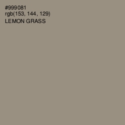 #999081 - Lemon Grass Color Image